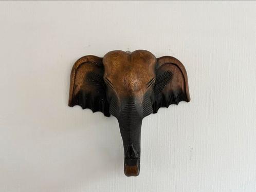 Sculptuur van olifant, hout, Antiek en Kunst, Kunst | Beelden en Houtsnijwerken, Ophalen