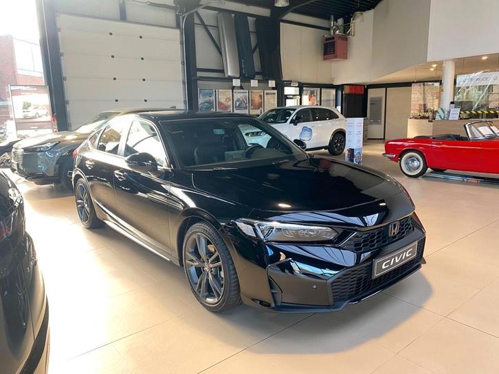 Honda Civic e:HEV 2.0 i-MMD Hybrid Sport -€2750,00 KORTING, Auto's, Honda, Bedrijf, Te koop, Civic, Achteruitrijcamera, Adaptive Cruise Control