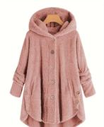 Veste polaire chaude manteau confortable hiver chaud rose S, Vêtements | Femmes, Taille 36 (S), Rose, Enlèvement ou Envoi, Neuf