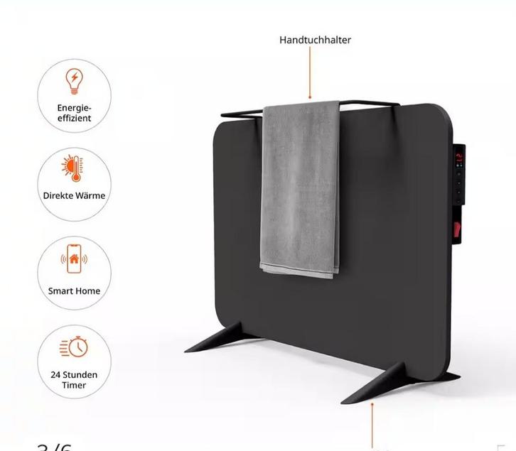 Infrarood verwarming 450W. Wifi+thermostaat 🔥5jr.GARANTIE🔥, Doe-het-zelf en Bouw, Verwarming en Radiatoren, Nieuw, Overige typen