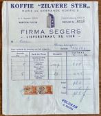 KOFFIE ZILVERE STER/FIRMA SEGERS/LIER/factuur 1952, Ophalen of Verzenden, Zo goed als nieuw, Overige typen