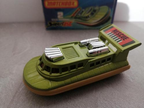 Lesney Matchbox Superfast #2 Rescue Hoovercraft in doosje, Hobby en Vrije tijd, Modelauto's | Overige schalen, Zo goed als nieuw