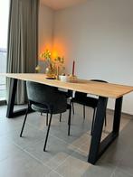 Houten tafel + bank, Huis en Inrichting, Tafels | Eettafels, Zo goed als nieuw, Ophalen