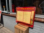 SHELL oud aanbevelingslijst ‘60, Ophalen of Verzenden, Gebruikt, Reclamebord