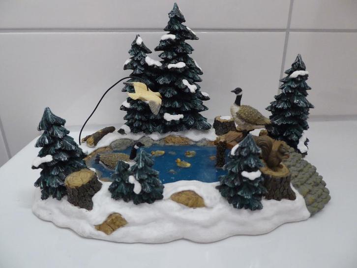 Luville Objet : oies dans le paysage aquatique 600061, Divers, Noël, Enlèvement ou Envoi