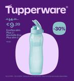 tupperware ecofles 1 liter, Huis en Inrichting, Verzenden, Nieuw, Blauw