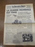 Journal; La Dernière Heure. 15 et 16 août 1945. Fin de la Se, Collections, Enlèvement ou Envoi