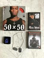 50 Cent 2 boeken, cd, dvd, 2 hangers, pols, 50cent rap, Ophalen of Verzenden, Nieuw in verpakking