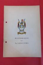 Brochure „Geschiedenis van de 3rd Lansiers”, Verzamelen, Ophalen of Verzenden, Landmacht, Boek of Tijdschrift