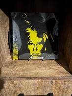 Vintage glas portret Andy Warhol, Antiek en Kunst, Kunst | Schilderijen | Modern, Ophalen