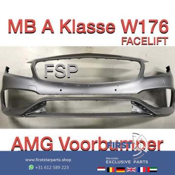 W176 A45 AMG Voorbumper Mercedes A Klasse 2013-2018 wit PDC disponible aux enchères