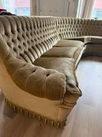 Salon zetel hoeksalon franjes barok vintage mohair boudoir, Ophalen