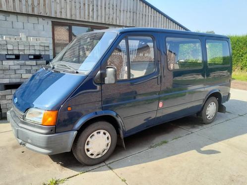 Ford transit lichte vracht (oldtimer), Autos, Camionnettes & Utilitaires, Particulier, Ford, Diesel, Boîte manuelle, Bleu, Gris