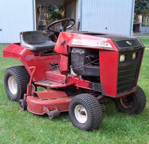 Wheel horse b165, Tuin en Terras, Zitmaaiers, Gebruikt, 90 tot 120 cm, Elektrische starter, Mulchfunctie, Versnellingen, Ophalen