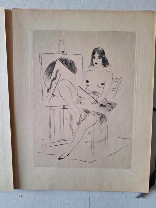 Kunstboek Marcel Vertès door Henry Babou met erotische ets, Boeken, Kunst en Cultuur | Beeldend, Gelezen, Ophalen of Verzenden