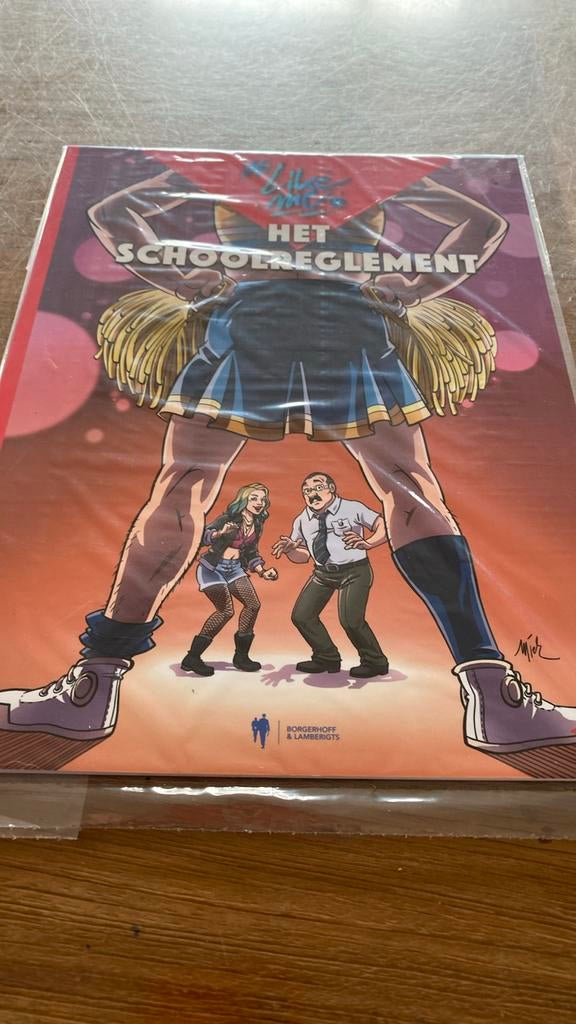 Likeme strip nr3. Het schoolreglement, Ophalen