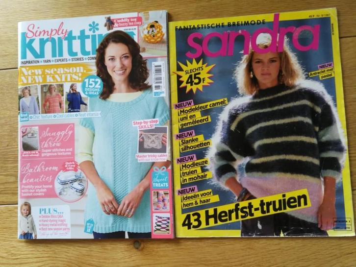 5 breitijdschriften - nieuw/als nieuw - ook apart, Hobby en Vrije tijd, Breien en Haken, Zo goed als nieuw, Breien, Patroon of Boek
