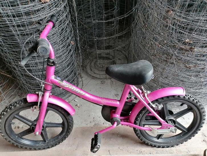 Kinderfiets “Poppy Kids Sport” – 12 inch – roze, Fietsen en Brommers, Fietsen | Kinderfietsjes, Gebruikt, Ophalen