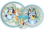 Bluey Kinderservies Magnetron - 3-delig Eetsetje / Dinnerset, Ophalen of Verzenden, Nieuw