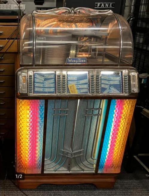 Wurlitzer 1450 van het bouwjaar 1952, Verzamelen, Automaten | Jukeboxen, Gebruikt, Wurlitzer, Ophalen