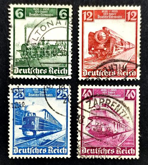 Deutsches Reich: Deutsche Eisenbahn 1935, Postzegels en Munten, Postzegels | Europa | Duitsland, Gestempeld, Overige periodes