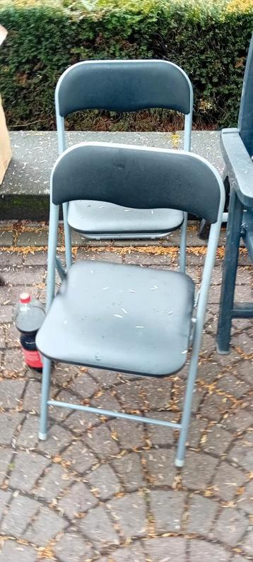 2 klapstoelen, Huis en Inrichting, Stoelen, Ophalen, Zo goed als nieuw