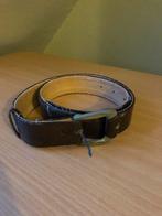 Bruine lederen riem - 100cm, 95 tot 105 cm, Bruin, Ophalen of Verzenden, Riem of Ceintuur