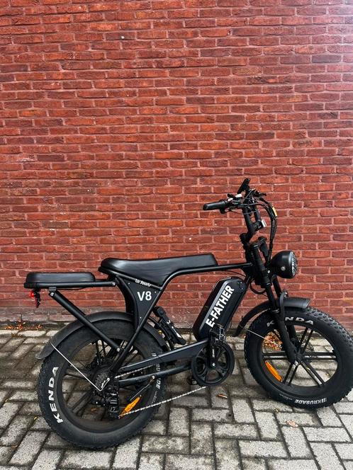 Lasouris E-father fatbike hydraulische remmen, Fietsen en Brommers, Elektrische fietsen, Gebruikt, Overige merken, 50 km per accu of meer