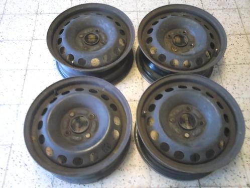 4 stalen velgen 14 inch, 15 inch, 16 inch, VW, seat, skoda, Auto-onderdelen, Banden en Velgen, Velg(en), Overige maten, Personenwagen