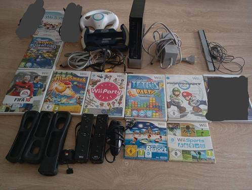 Nintendo Wii Pakket - Compleet met 9 Spellen & Accessoires, Games en Spelcomputers, Spelcomputers | Nintendo Wii, Zo goed als nieuw