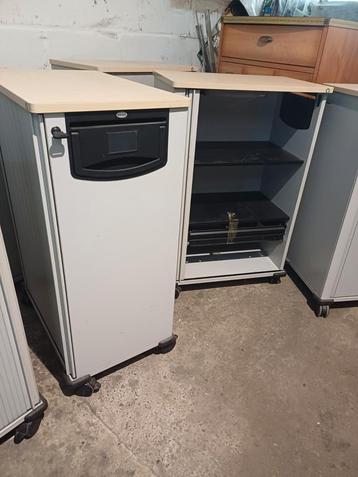 Verrolbare dossierkasten / archiefkasten WERNDL, Huis en Inrichting, Kasten | Roldeurkasten en Archiefkasten, Ophalen