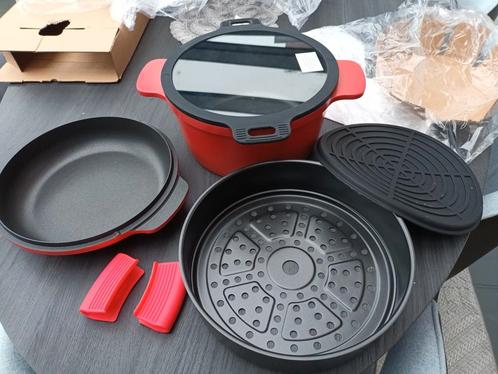 Kookpot 7-delig, Huis en Inrichting, Keuken | Potten en Pannen, Nieuw, Ophalen