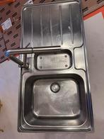 Afwasbak van franke, Ophalen, Gebruikt, Chroom, Kraan