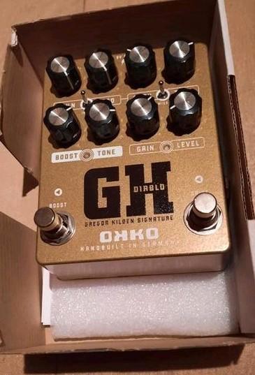 Okko Diablo Gregor Hilden signature -  Overdrive & Boost, Muziek en Instrumenten, Effecten, Zo goed als nieuw, Ophalen of Verzenden