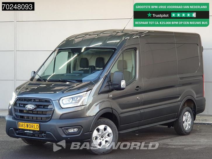 Ford Transit 165pk Automaat Nieuw Model Limited L2H2 CarPlay, Auto's, Bestelwagens en Lichte vracht, Bedrijf, Te koop, Achteruitrijcamera