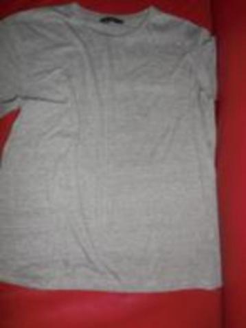 t-shirt gris en bois de cèdre, taille L
