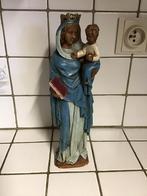 Prachtig Mariabeeld in imitatiehout, Antiek en Kunst, Antiek | Religieuze voorwerpen, Ophalen of Verzenden
