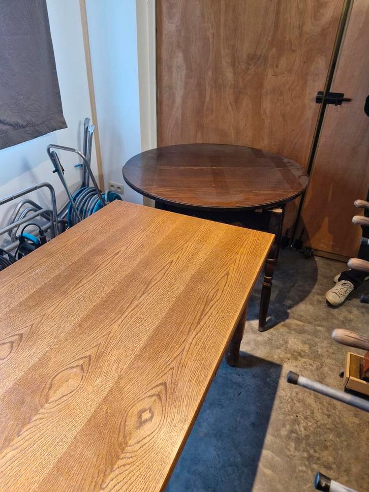 Stoelen en tafels !, Huis en Inrichting, Stoffering | Vloerbedekking, Gebruikt, Bruin, Ophalen