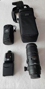 LENS SIGMA 70-200mm +Metz  Lichtflits, Audio, Tv en Foto, Ophalen of Verzenden, Gebruikt, Sony