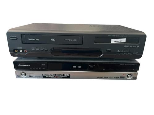 PIONEER & MEDiON HDMI Set VHS digitaliseren, Audio, Tv en Foto, Videospelers, Gebruikt, VHS-speler of -recorder, Verzenden