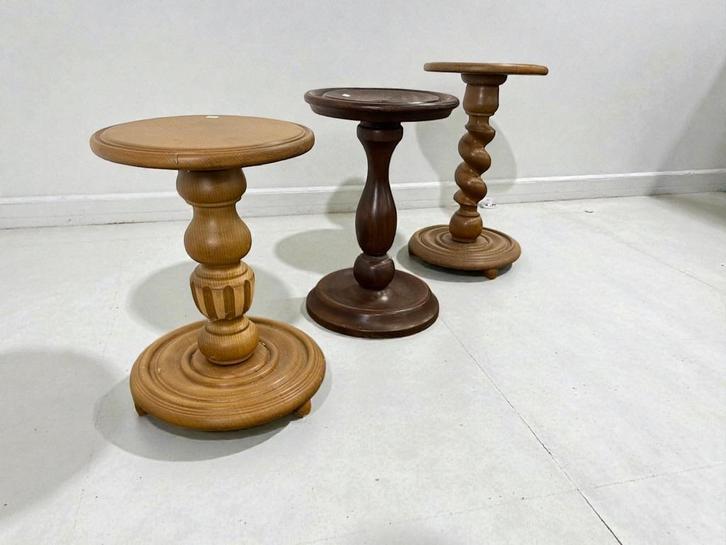 vintage etagère / pied de stal / bijzettafel / plantentafel, Antiek en Kunst, Curiosa en Brocante, Ophalen of Verzenden