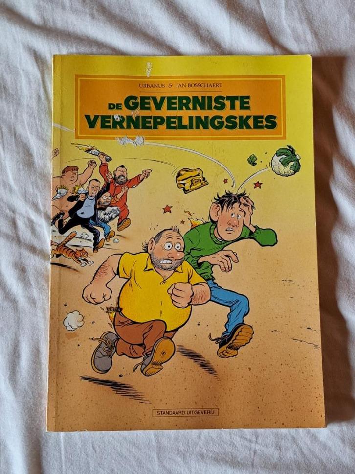 Urbanus & jan bosschaert de geverniste vernepelingskes, Boeken, Stripverhalen, Ophalen of Verzenden