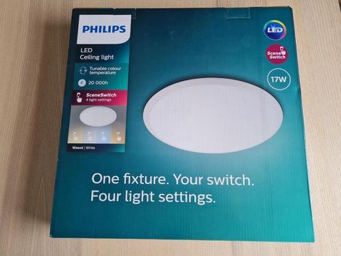 Philips LED plafondlamp Wavel - 17W, Maison & Meubles, Lampes | Plafonniers, Neuf, Synthétique, Enlèvement