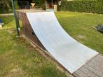 Skateramp met platform, Sport en Fitness, Skateboarden, Ophalen of Verzenden, Zo goed als nieuw