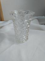 Vaas kristal 20 cm, Huis en Inrichting, Minder dan 50 cm, Nieuw, Glas, Wit