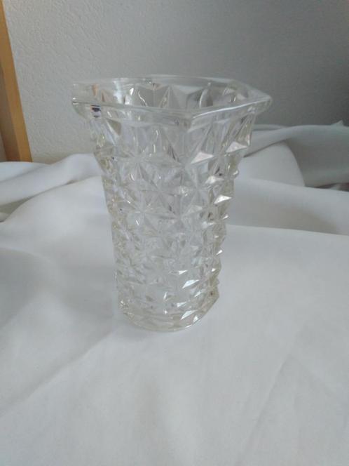 Vaas kristal 20 cm, Huis en Inrichting, Woonaccessoires | Vazen, Nieuw, Wit, Minder dan 50 cm, Glas, Ophalen