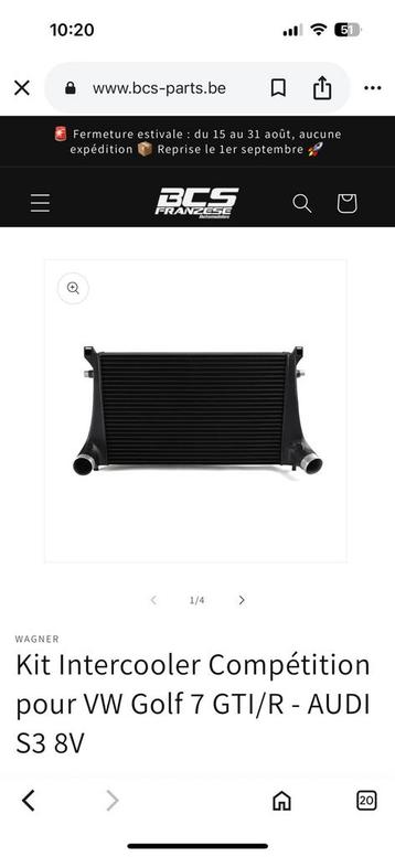 Intercooler Wagnet Golf 7 GTI/R beschikbaar voor biedingen