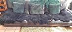 3x zwarte schaapsvelletjes (2x tapijt dierenprint), Huis en Inrichting, Stoffering | Tapijten en Vloerkleden, Gebruikt, Bruin