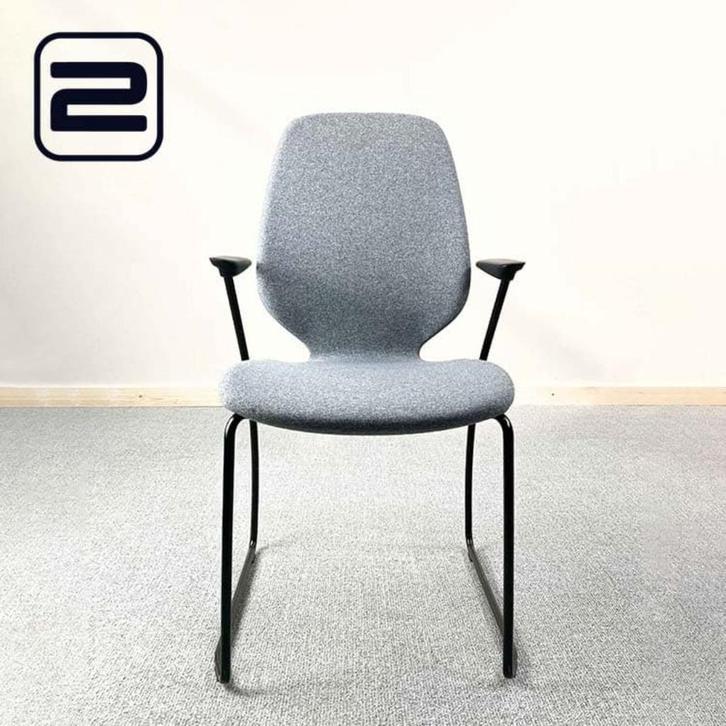 KINNARPS Monroe Vergaderstoel, Huis en Inrichting, Bureaustoelen, Zo goed als nieuw, Bureaustoel, Grijs, Ophalen