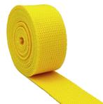 sangle jaune en coton 32mm pour sacs couture, Verzenden